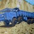 Tatra 813 Dumper in blue
