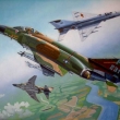 F4 Phantom vs MiG-21 ,size A2