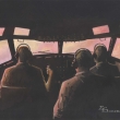 svtn v cockpitu  / sunrise in the cockpit/