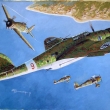 Italian bomber-CANT 1007 Alcione,size A3