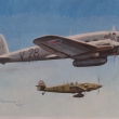 Zkouka motoru /Heinkel LB-77+ Avia -S 199/